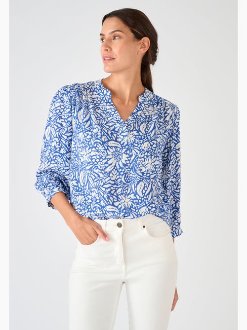 Blouse imprimée manches 3/4 Climatyl - Damart - Kiabi