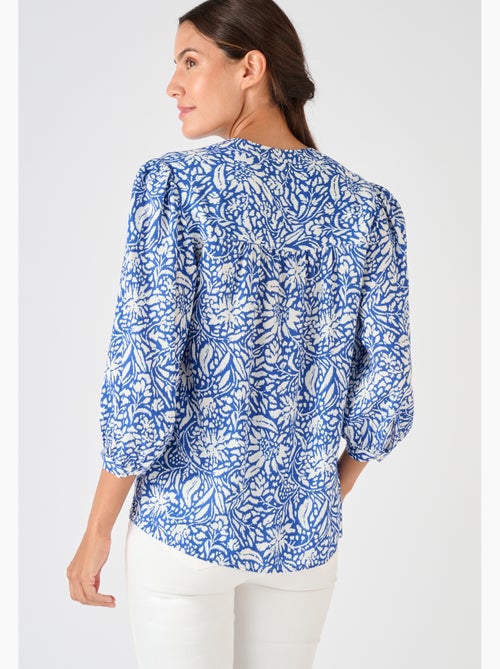 Blouse imprimée manches 3/4 Climatyl - Damart - Kiabi
