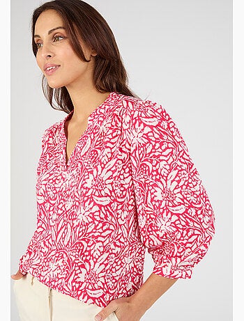 Blouse imprimée manches 3/4 climatyl - damart