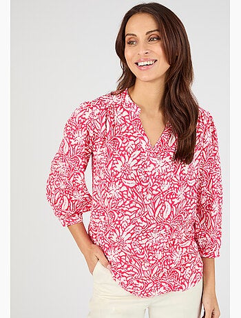 Blouse imprimée manches 3/4 climatyl - damart