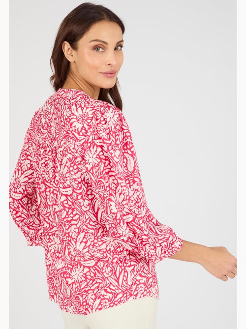 Blouse imprimée manches 3/4 Climatyl - Damart - Kiabi