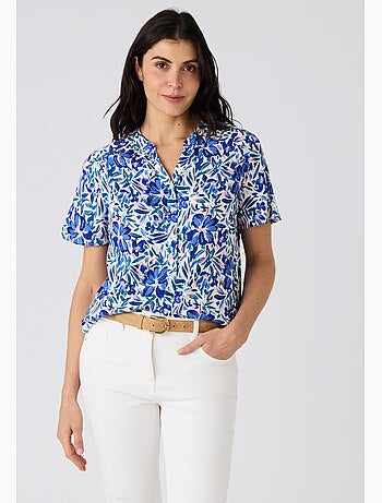 Blouse imprimée manches courtes Climatyl - Damart