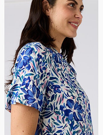 Blouse imprimée manches courtes Climatyl - Damart