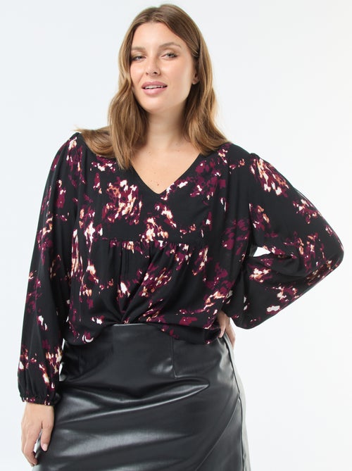 Blouse imprimée 'Only Carmakoma' - Kiabi