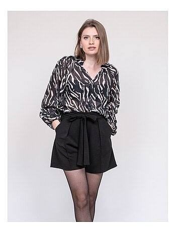 Blouse imprimée zébrée ONORINA