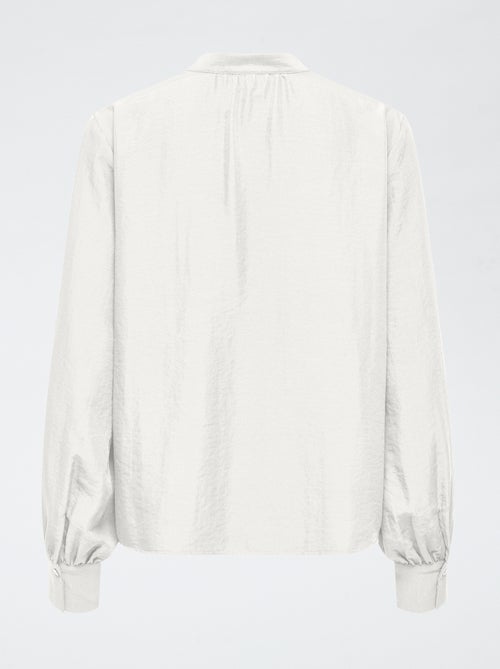 Blouse 'JDY' col V uni - Kiabi