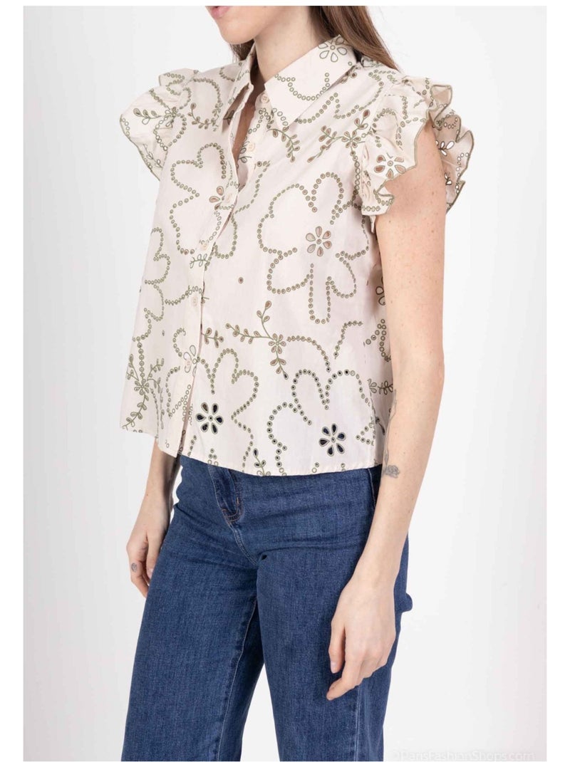 Blouse Kebello Beige - Kiabi