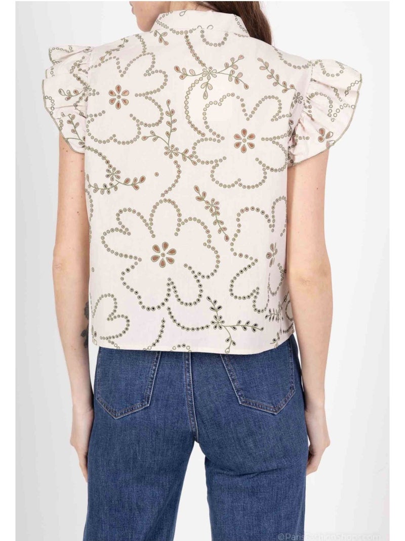 Blouse Kebello Beige - Kiabi