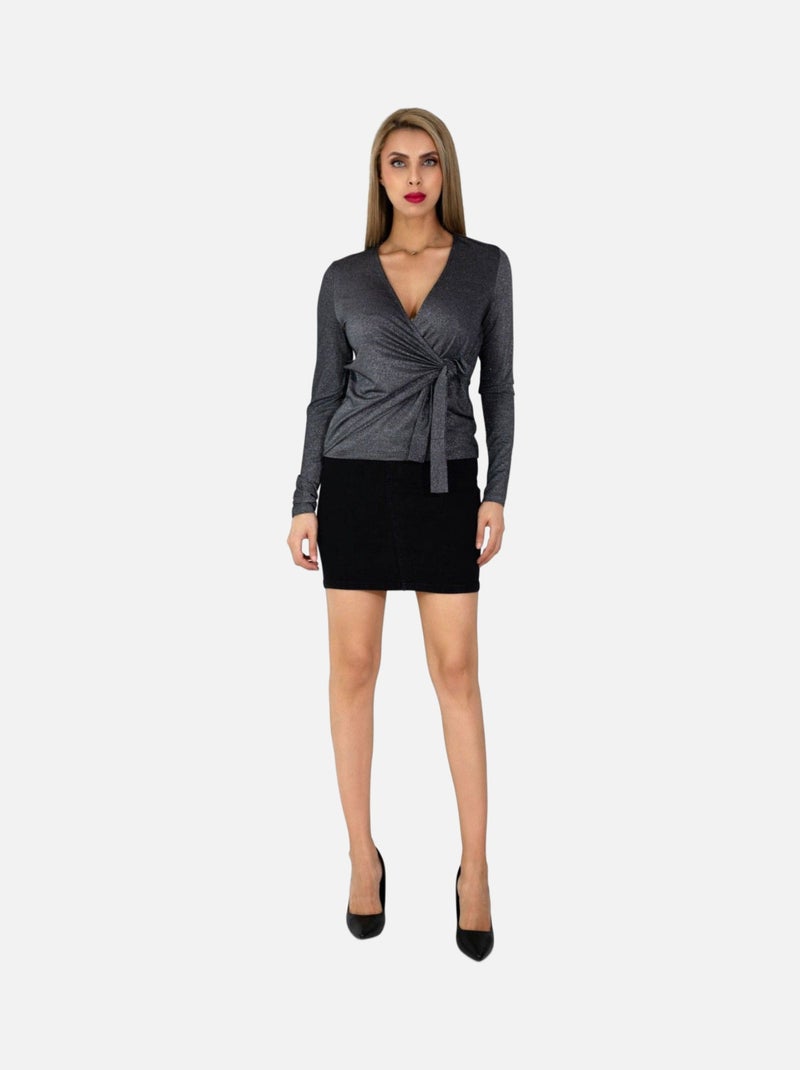 Blouse Kebello Gris - Kiabi