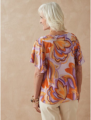 Blouse larges manches papillon - DAXON