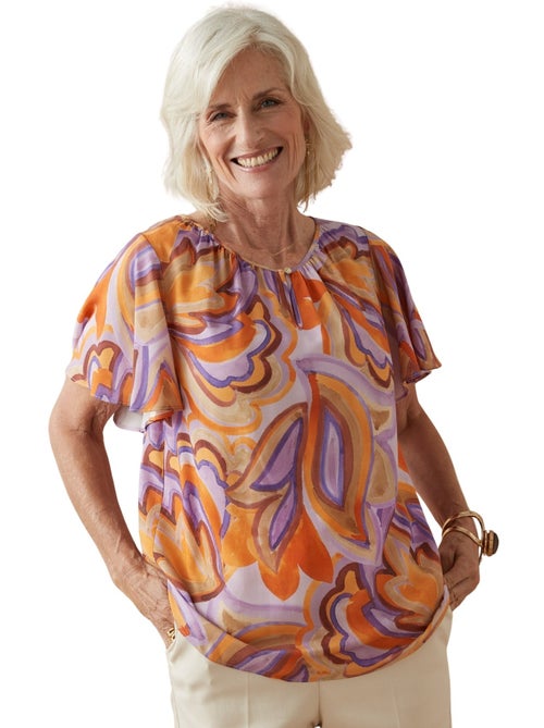 Blouse larges manches papillon - DAXON - Kiabi