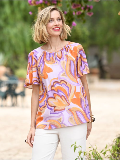 Blouse larges manches papillon - DAXON - Kiabi