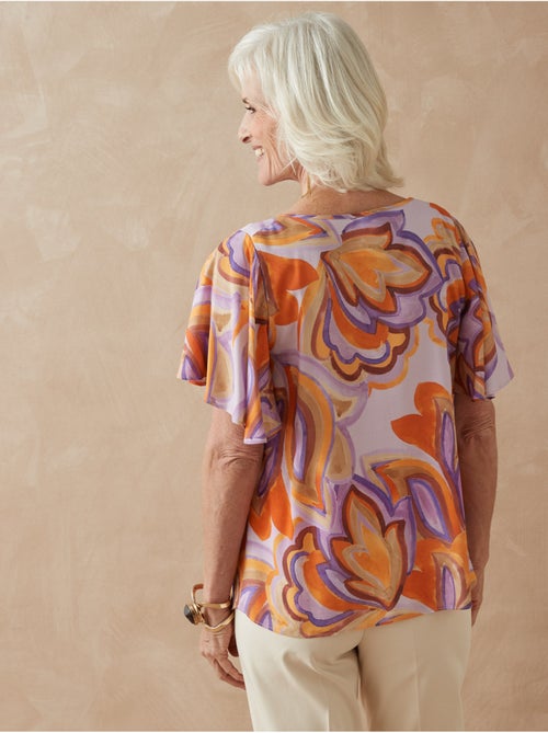 Blouse larges manches papillon - DAXON - Kiabi