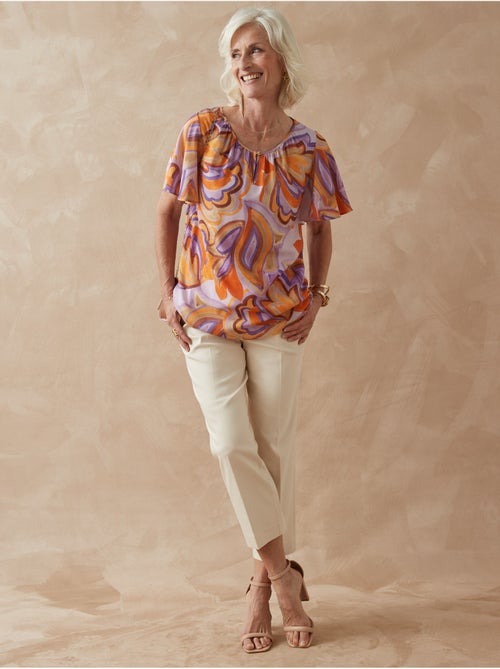 Blouse larges manches papillon - DAXON - Kiabi