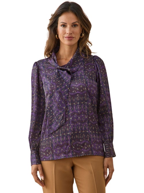 Blouse lavalilière en satin - DAXON - Kiabi Blouse lavalilière en satin - DAXON - Kiabi