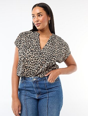 Blouse légère à manches courtes