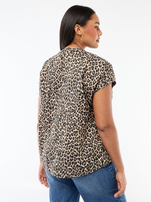 Blouse légère à manches courtes - Kiabi