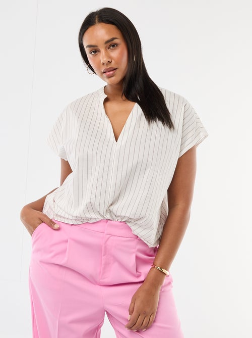 Blouse légère à manches courtes - Kiabi