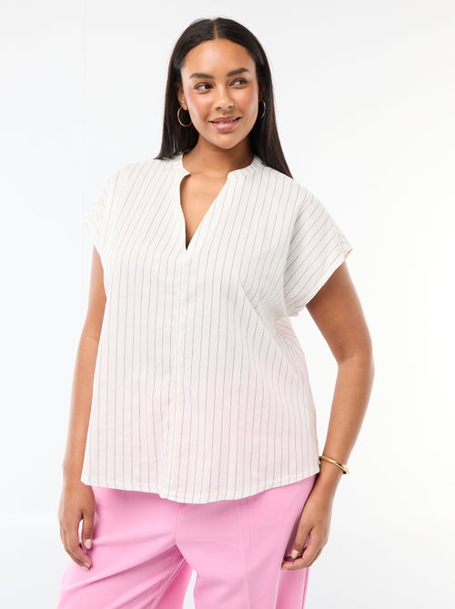 Blouse légère à manches courtes - Kiabi