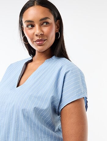 Blouse légère à manches courtes