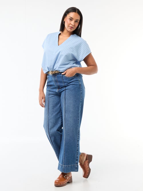 Blouse légère à manches courtes - Kiabi