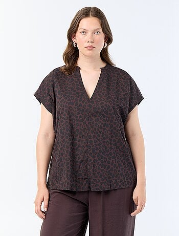 Blouse légère à manches courtes