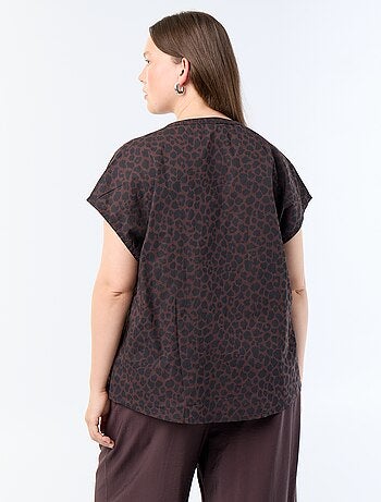 Blouse légère à manches courtes