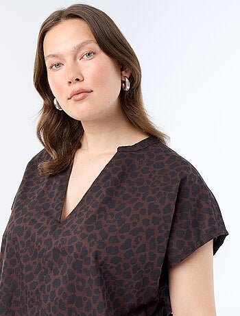Blouse légère à manches courtes