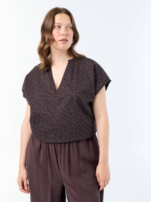 Blouse légère à manches courtes - Kiabi