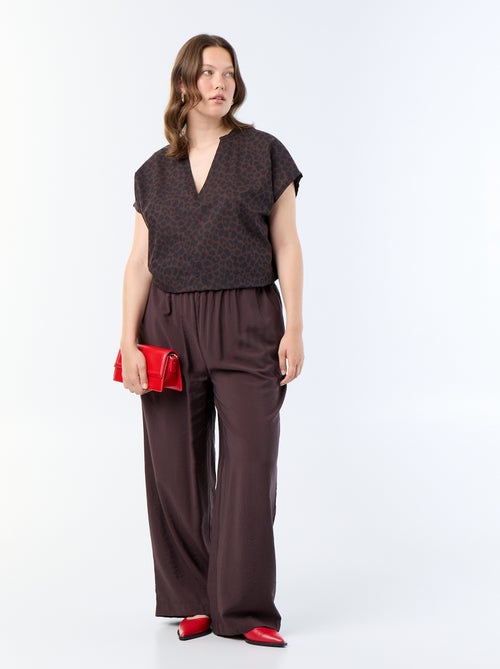 Blouse légère à manches courtes - Kiabi
