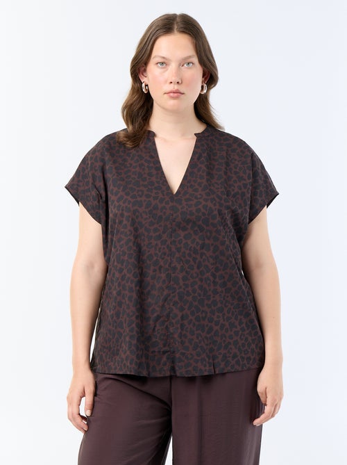 Blouse légère à manches courtes - Kiabi