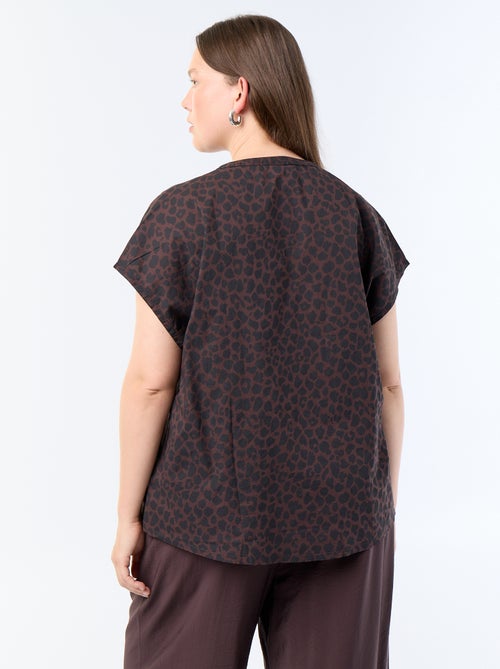 Blouse légère à manches courtes - Kiabi