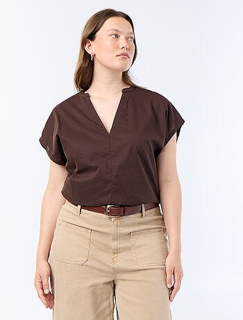 Blouse légère à manches courtes