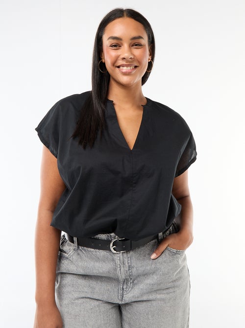 Blouse légère à manches courtes - Kiabi