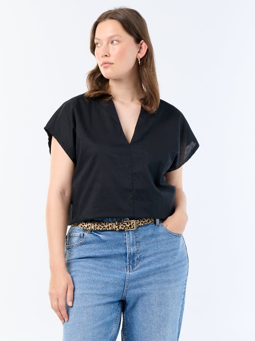 Blouse légère à manches courtes - Kiabi