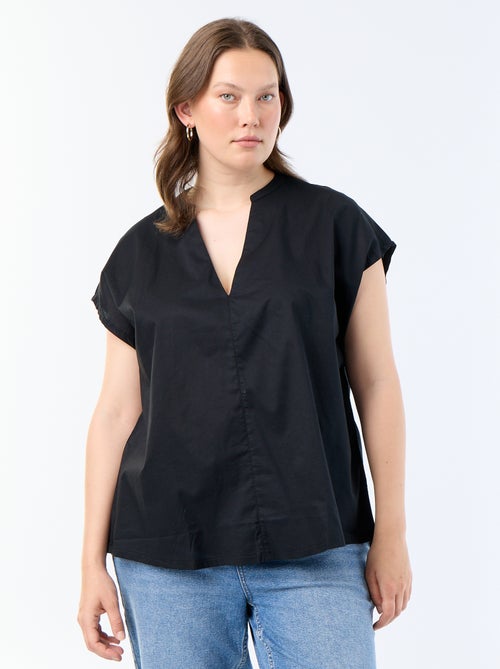 Blouse légère à manches courtes - Kiabi