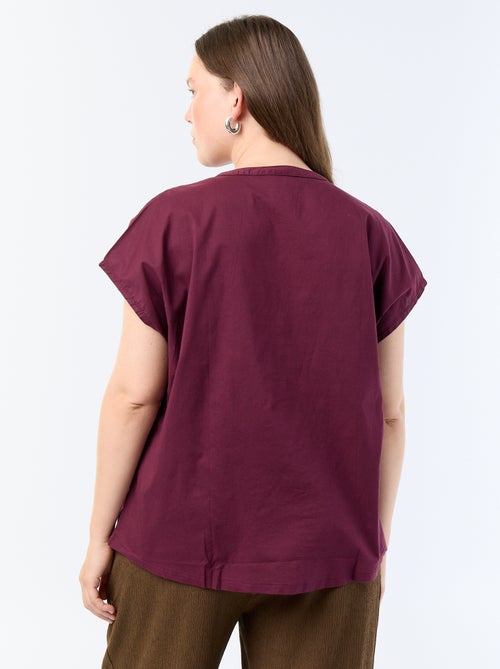 Blouse légère à manches courtes - Kiabi Blouse légère à manches courtes - Kiabi