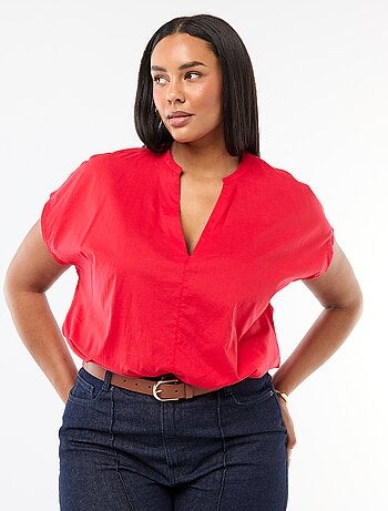 Blouse légère à manches courtes