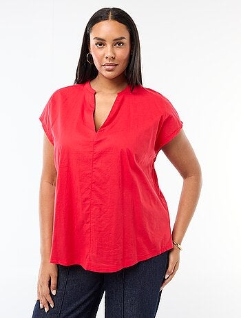 Blouse légère à manches courtes