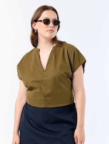 Blouse légère à manches courtes