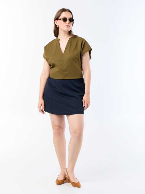 Blouse légère à manches courtes - Kiabi