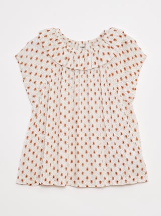 Blouse légère sans manches unie