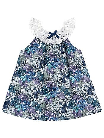 Blouse Fleurie Liberty Été Col 2-en-1 AURORE - La Faute à Voltaire