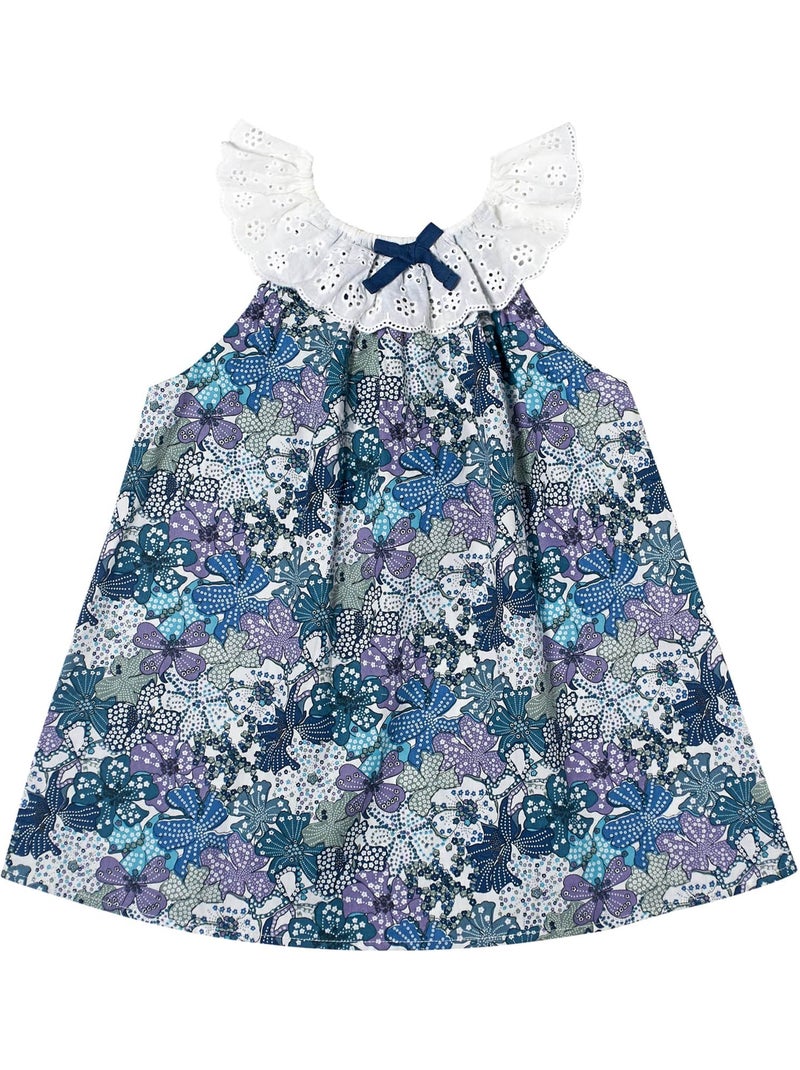 Blouse Liberty     et   col 2-en-1  AURORE - 'LA FAUTE A VOLTAIRE' Blanc Bleu marine Bleu - Kiabi