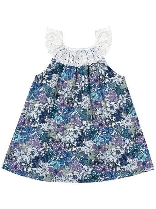 Blouse Liberty     et   col 2-en-1  AURORE - 'LA FAUTE A VOLTAIRE' - Kiabi