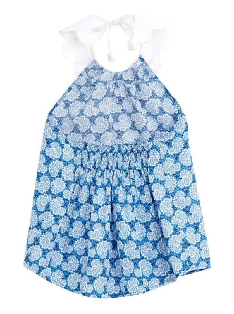 Blouse  Liberty    Tulipe - La Faute à Voltaire Bleu - Kiabi