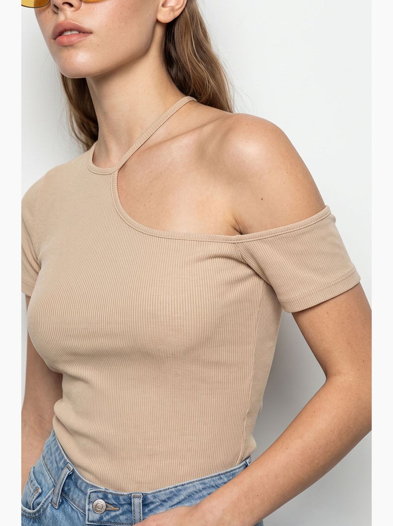 Blouse lucci Beige argile - Kiabi