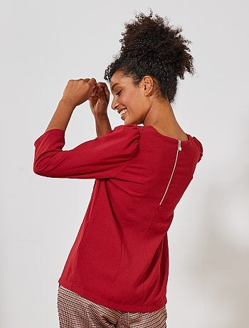 Blouse manches ballons - Kiabi