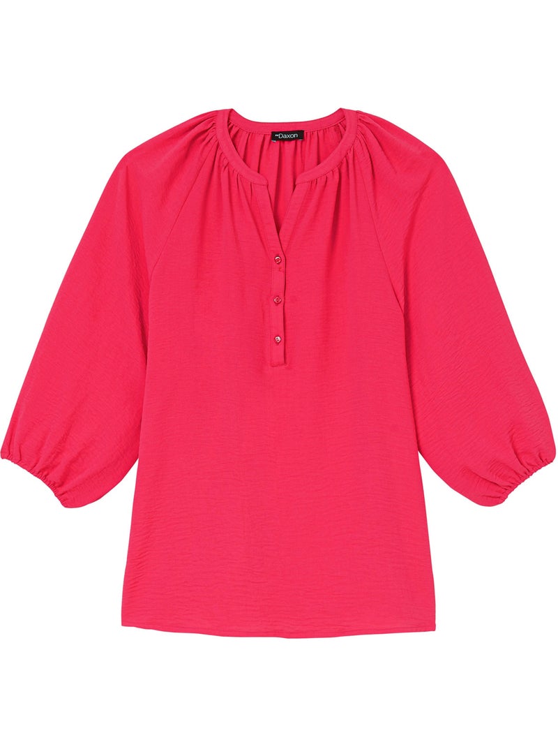 Blouse manches bouffantes - DAXON Rose - Kiabi