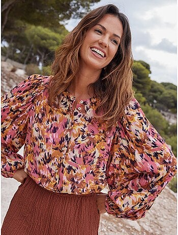 Blouse manches bouffantes